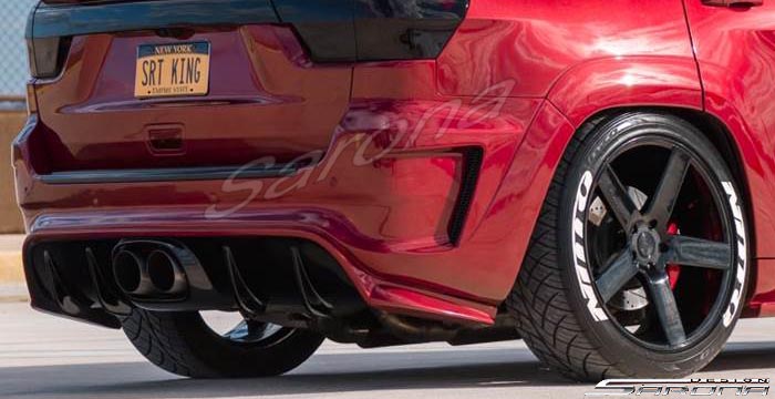 Custom Jeep Grand Cherokee  SUV/SAV/Crossover Rear Bumper (2011 - 2021) - $1090.00 (Part #JP-008-RB)